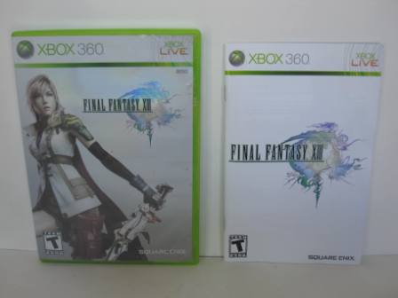 Final Fantasy XIII (CASE & MANUAL ONLY) - Xbox 360